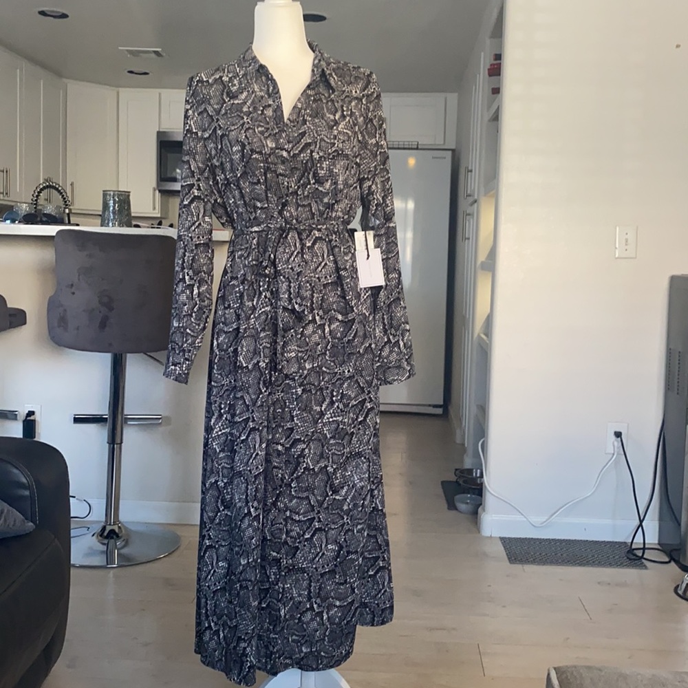 Long Python dress - Picture 4 of 5